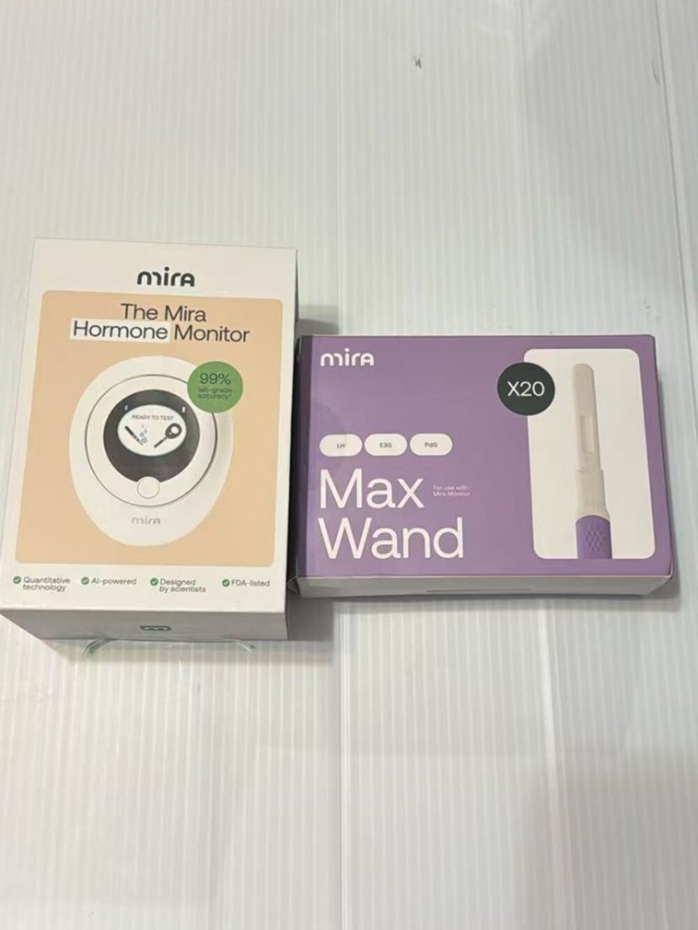 Mira Fertility Hormone Analyzer Fertility Tracker + 20 Test Kit- SEALED! 5/2027